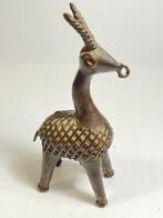 Dhokra-antilope in verloren-was gieten - Brons - India -, Antiek en Kunst