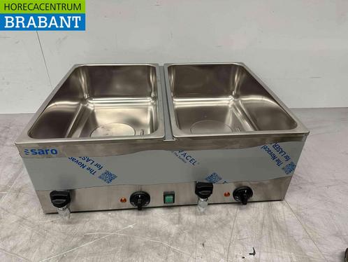 RVS Saro Bain marie 2 x 1/1 GN 230V Horeca, Zakelijke goederen, Horeca | Keukenapparatuur, Nieuw zonder verpakking, Ophalen of Verzenden