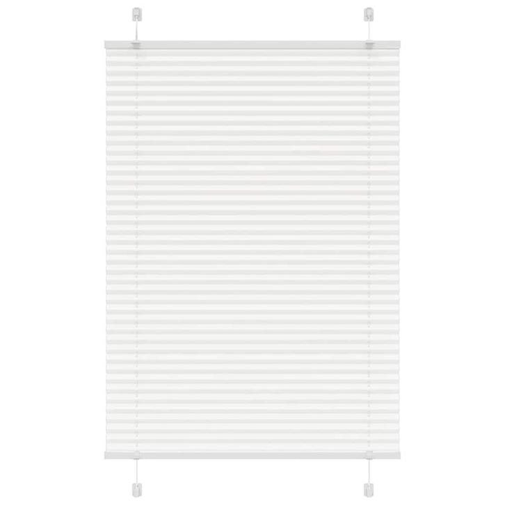 vidaXL Plissé rolgordijn 85x100 cm stofbreedte 84,4 cm, Huis en Inrichting, Stoffering | Gordijnen en Lamellen, Wit, Nieuw, Verzenden