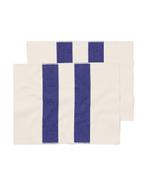 HEMA Placemat 35x45cm katoen strepen - 2 stuks, Verzenden, Nieuw