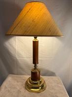 Sölken Leuchten - Tafellamp - Messing, Hout, Textiel, Nieuw