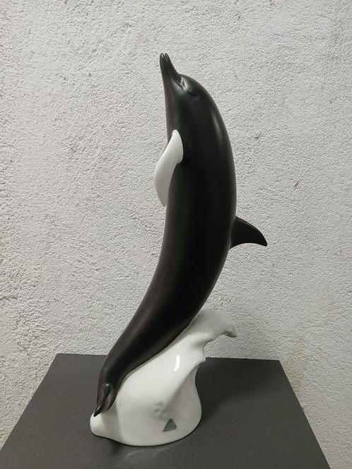 Royal Dux - Beeldje - Dolphin; 37 cm - Porselein, Antiek en Kunst, Antiek | Glas en Kristal