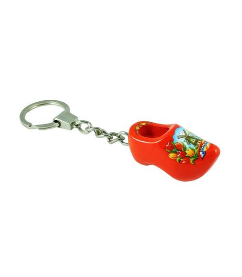 Sleutelhanger met 1 klompje van 4 cm Oranje, Kleding | Heren, Schoenen, Nieuw, Ophalen of Verzenden