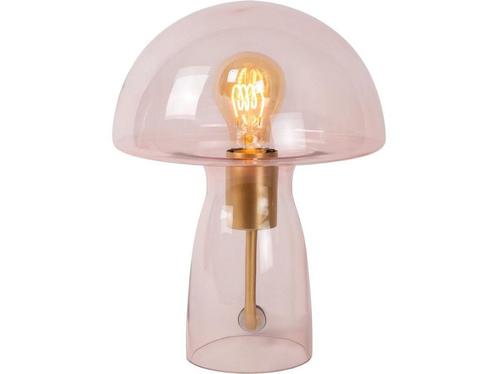 Lucide FUNGO - Tafellamp - 1xE27 - Roze, Huis en Inrichting, Woonaccessoires | Overige, Zo goed als nieuw, Verzenden