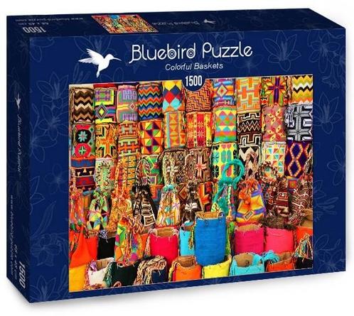 Colorful Baskets Puzzel (1500 stukjes) | Bluebird Puzzle -, Hobby en Vrije tijd, Denksport en Puzzels, Nieuw, Verzenden