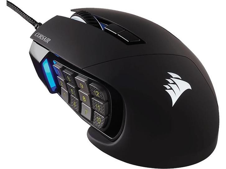 Corsair -  Scimitar Rgb Elite Optische Gaming-muis, Computers en Software, Muizen, Rechtshandig, Gaming muis, Bedraad, Nieuw, Muis