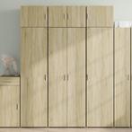 vidaXL buffetkast 70x42,5x185 cm bewerkt hout sonoma, Minder dan 50 cm, Verzenden, Nieuw, Minder dan 100 cm