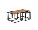 Salontafel | Cosmo | Set van 3 | Rechthoek, Ophalen of Verzenden, Nieuw