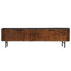 Tv-meubel Mangohout Levi 180 cm, Verzenden, Nieuw, Overige houtsoorten, Industriële meubels