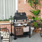 TRUUSK Grillwagen Grilltafel Met Inklapbare Bijzettafel 3 La, Tuin en Terras, Verzenden, Nieuw, TRUUSK