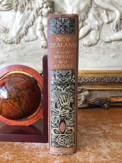 W.P. Reeves. - New Zealand, Painted By F. & W. Wright - 1908, Antiek en Kunst, Antiek | Boeken en Bijbels