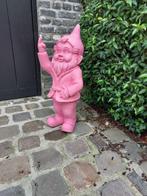 Beeld, large pink mat garden gnome 65 cm high - 65 cm -, Antiek en Kunst
