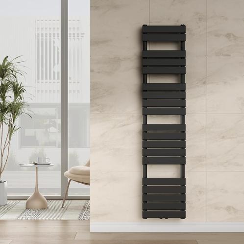 [neu.haus] Handdoekradiator Voss 180x40x5,2 cm zwart, Doe-het-zelf en Verbouw, Verwarming en Radiatoren, Nieuw, Verzenden