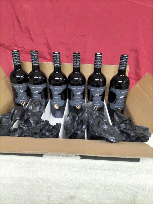 2018 Collefrisio, Confronto Rosso - Abruzzo - 6 Flessen, Verzamelen, Wijnen