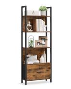 Industriële Ladderkast met 5 Planken en Lade – Boekenkast, Huis en Inrichting, Kasten | Boekenkasten, Verzenden, Nieuw