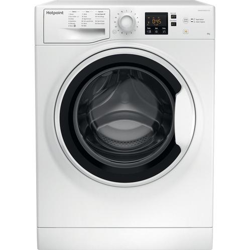 Hotpoint Nswa843cww Wasmachine 8kg 1400t, Witgoed en Apparatuur, Wasmachines, Voorlader, 85 tot 90 cm, Ophalen of Verzenden