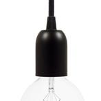 Lamphouder set | Zwart | Rond | E27 fitting, Ophalen of Verzenden, Nieuw, Overige typen