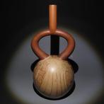 Moche, Peru Terracotta Huaco. 300 - 500 n.Chr. 32 cm hoog.