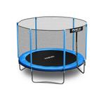 Trampoline - 244 cm - blauw - met ladder en buitenrand ne..., Kinderen en Baby's, Speelgoed | Buiten | Trampolines, Ophalen of Verzenden