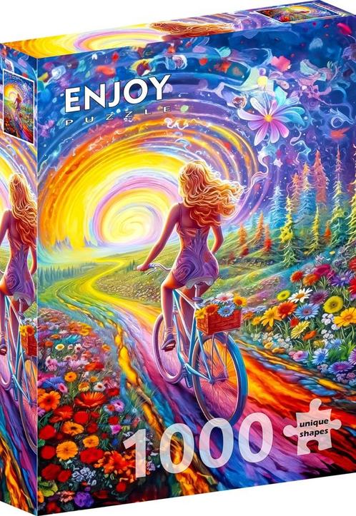 Pedals to Freedom Puzzel (1000 stukjes) | Enjoy Puzzle -, Hobby en Vrije tijd, Denksport en Puzzels, Nieuw, Verzenden