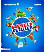 Wereld in getallen 5-delig Nieuw schooljaarpakket groep 8, Boeken, Schoolboeken, Gelezen, Overige niveaus, Ophalen of Verzenden