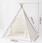 Kinder Tipi Speeltent 160 cm – Voor Binnen en Buiten, Verzenden, Nieuw