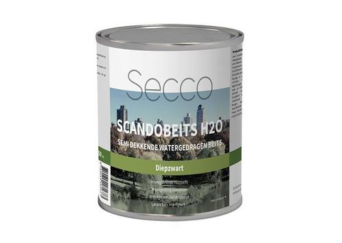 Secco ScandoBeits H2O (watergedragen beits), Doe-het-zelf en Verbouw, Verf, Beits en Lak, Beits, Overige kleuren, Nieuw, Minder dan 5 liter