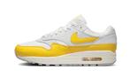 Nike Air Max 1 White Bright Yellow - maat 44.5 (Sneakers), Verzenden, Nieuw, Sneakers of Gympen, ["Nike air max","Nike","Nike Air"]