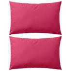 vidaXL Buitenkussens 60x40 cm roze 2 st, Verzenden, Nieuw, Roze