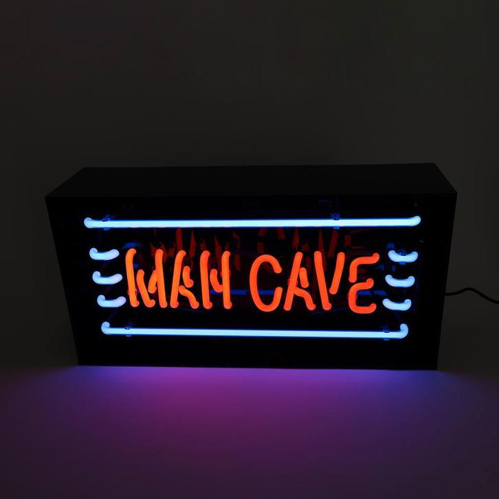 Acrylic Box Neon - Man Cave, Huis en Inrichting, Lampen | Overige, Nieuw, Verzenden