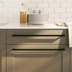 vidaXL Handvatten 10 st 480 mm roestvrij staal zwart, Doe-het-zelf en Verbouw, Hang- en Sluitwerk, Verzenden, Nieuw