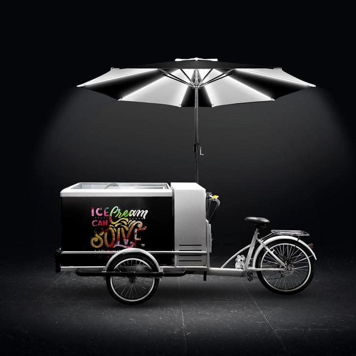GGM Gastro | Ijsfiets - 2665x950x2600mm - met | SPEWF6-LED, Zakelijke goederen, Horeca | Keukenapparatuur, Verzenden