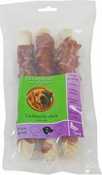 Natuurlijke snack zak a 3 gedraaide stick met eend 17 cm - G, Dieren en Toebehoren