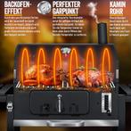 KESSER® BBQ grill trolley XXL houtskoolbarbecue met deksel w, Verzenden, Zo goed als nieuw