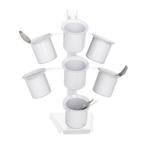 GGM Gastro | Bestekbak - met 7 vakken - Wit | BEKG7W |, Verzenden