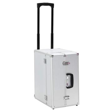 vidaXL Pilotentrolley 47x39x27 cm aluminium zilverkleurig beschikbaar voor biedingen
