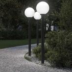 vidaXL Bolderverlichting met sensor 3 stuks 120 cm Zwart, Verzenden, Nieuw