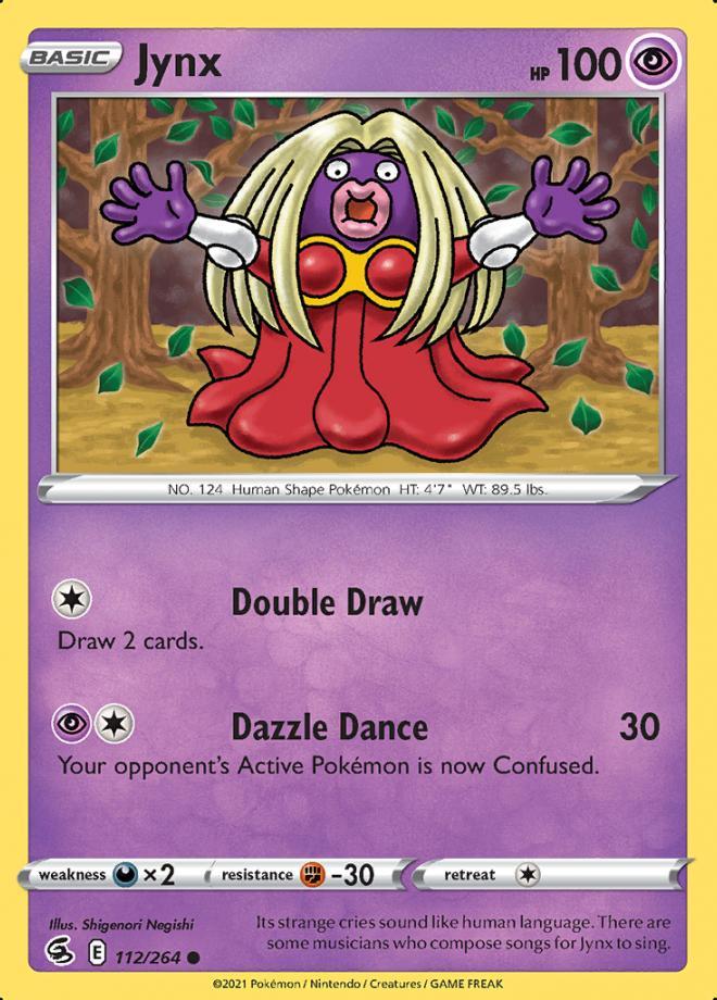 Jynx 112/264 (Fusion Strike), Hobby en Vrije tijd, Verzamelkaartspellen | Pokémon, Losse kaart, Nieuw, Foil, Ophalen of Verzenden
