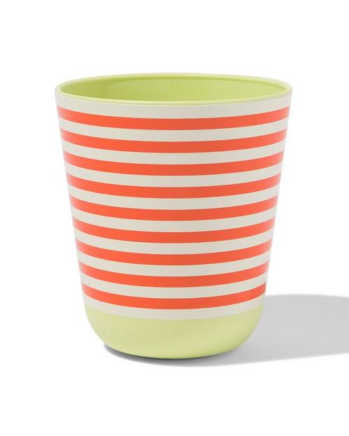 HEMA Bekers 9cm strepen 6=40% / 4=20% / 2=10%, Huis en Inrichting, Keuken | Servies, Nieuw, Verzenden