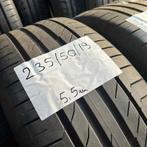 2 x Continental SportContact 5 235-50-19 Zomerbanden 5,5mm, 19 inch, Gebruikt, Ophalen of Verzenden, 235 mm