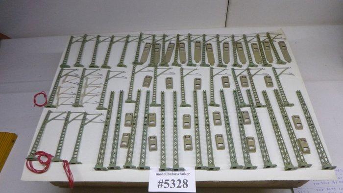 Märklin H0 - 7009/7012/7021/7525 - Bovenleiding (76) -, Hobby en Vrije tijd, Modeltreinen | H0