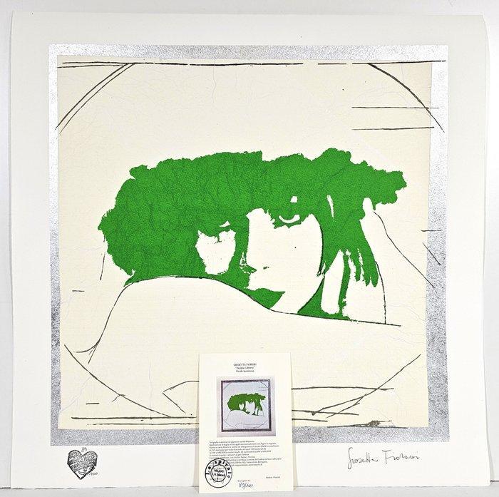 Giosetta Fioroni (1932) - Doppio Liberty Verde Luminoso, Antiek en Kunst, Antiek | Overige Antiek