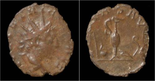 274ad Roman Tetricus Ii billon antoninianus pontificate i..., Postzegels en Munten, Munten | Europa | Niet-Euromunten, Verzenden
