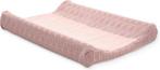 Jollein Aankleedkussenhoes roze River Knit 75x85cm - Pale Pi, Kinderen en Baby's, Nieuw, Verzenden