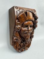 Snijwerk - 16 cm - Eik, Antiek en Kunst