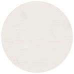 Wit Tafelblad Ã50cm Grenen | Retourdeal - 47% Besparing, 50 tot 100 cm, Rond, Nieuw, Tafelblad