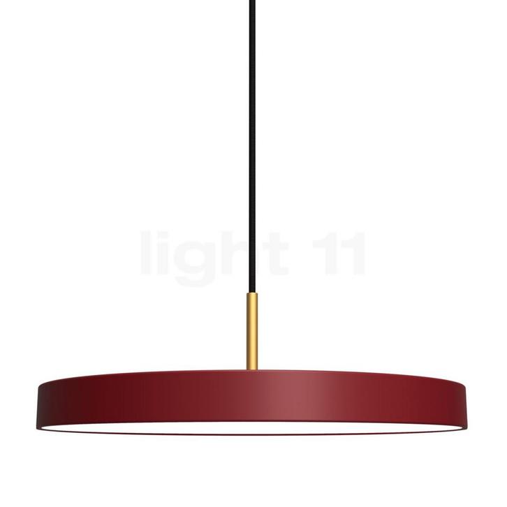Umage Asteria Hanglamp LED, rood/cover messing - Ra 83, Huis en Inrichting, Lampen | Hanglampen, Nieuw, Verzenden