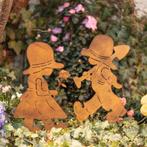 Tuinstekers bloemstekers jongen en meisje set van 2, Nieuw, Verzenden