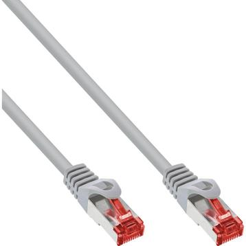 InLine netwerkkabel - Cat6 - S/FTP - 2 meter - grijs beschikbaar voor biedingen