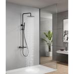 Wiesbaden Ribbd Thermostatische Regendoucheset - Opbouw -, Ophalen of Verzenden, Nieuw